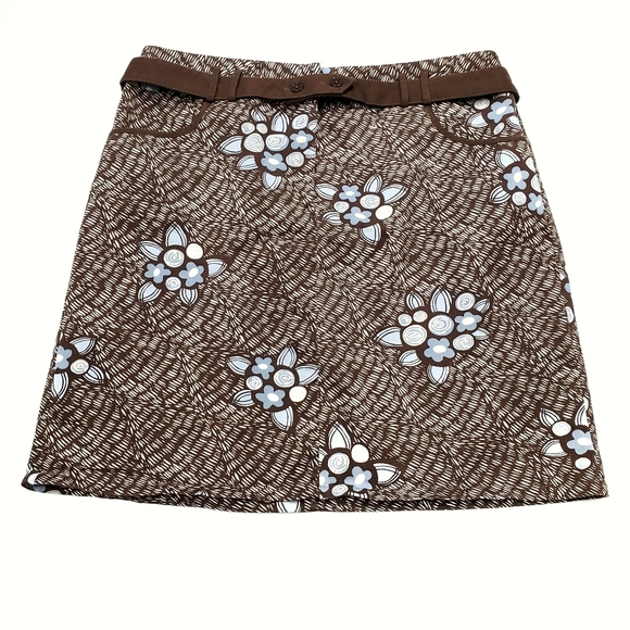 LOFT Dresses & Skirts - Ann Taylor Loft Floral Belted Straight Mini Skirt